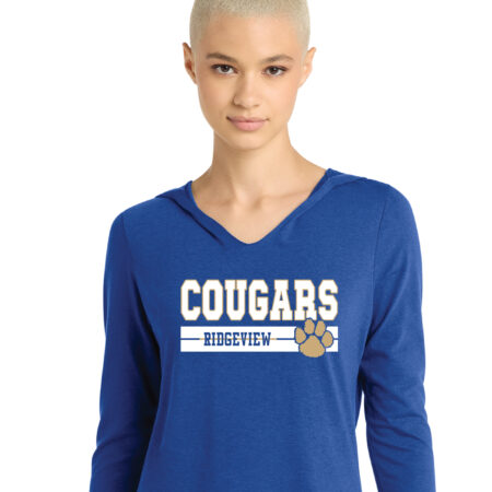 RVE Ladies Tri-Blend Long Sleeve Hoodie T